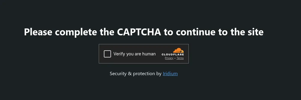 WAF Captcha Example